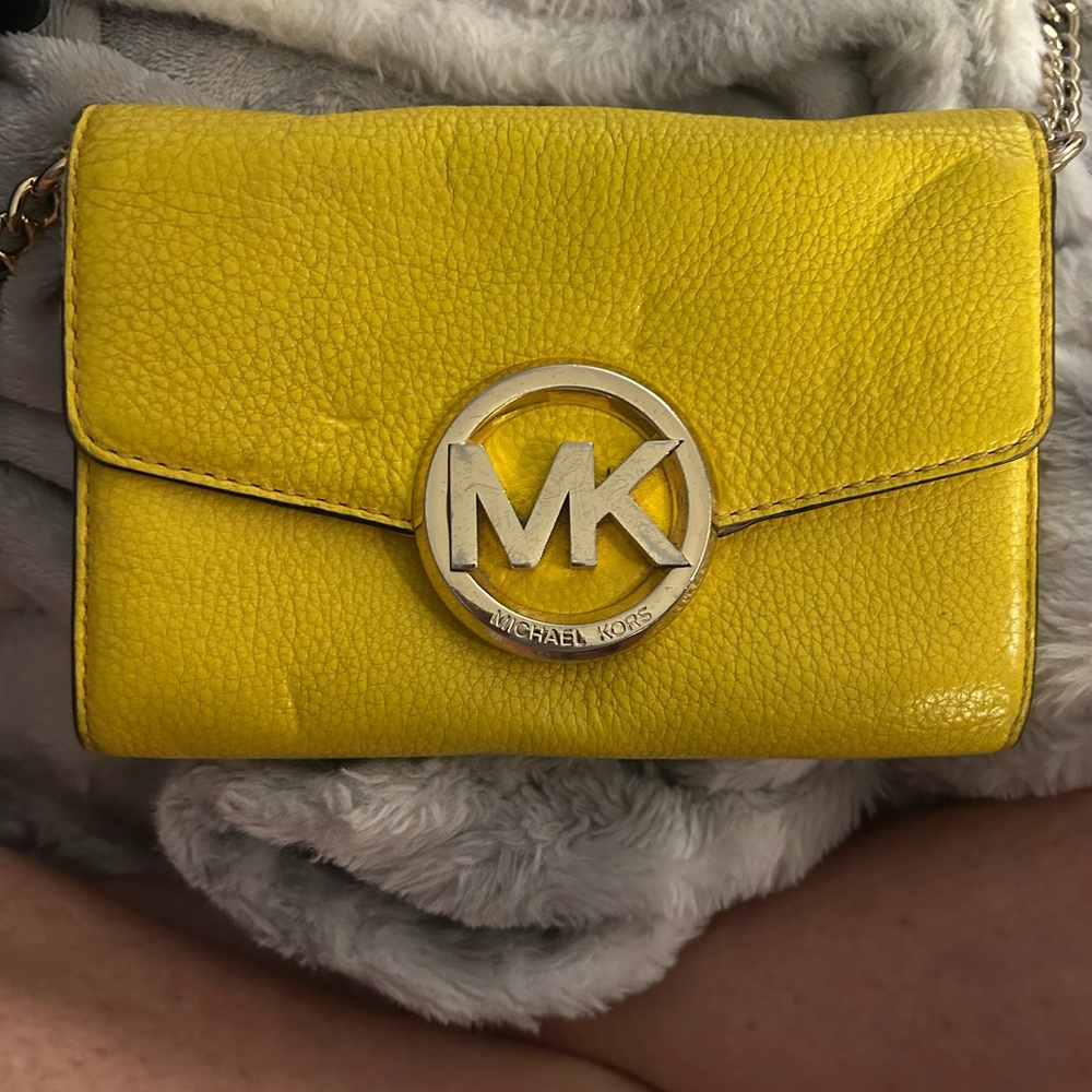 Michael Kors Vibrant Yellow Crossbody Bag